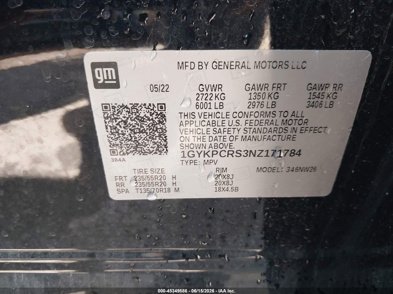 2022 CADILLAC XT6 FWD PREMIUM LUXURY · 9/11