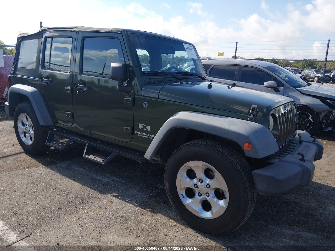 1J4GB39148L****** · 2008 JEEP WRANGLER UNLIMITED X