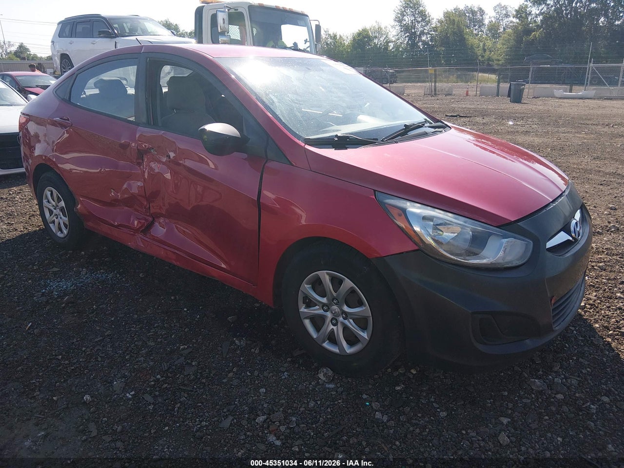 KMHCT4AE0DU****** · 2013 HYUNDAI ACCENT GLS