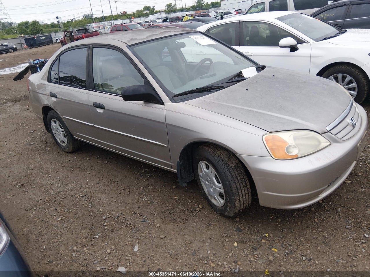1HGES155X1L****** · 2001 HONDA CIVIC LX