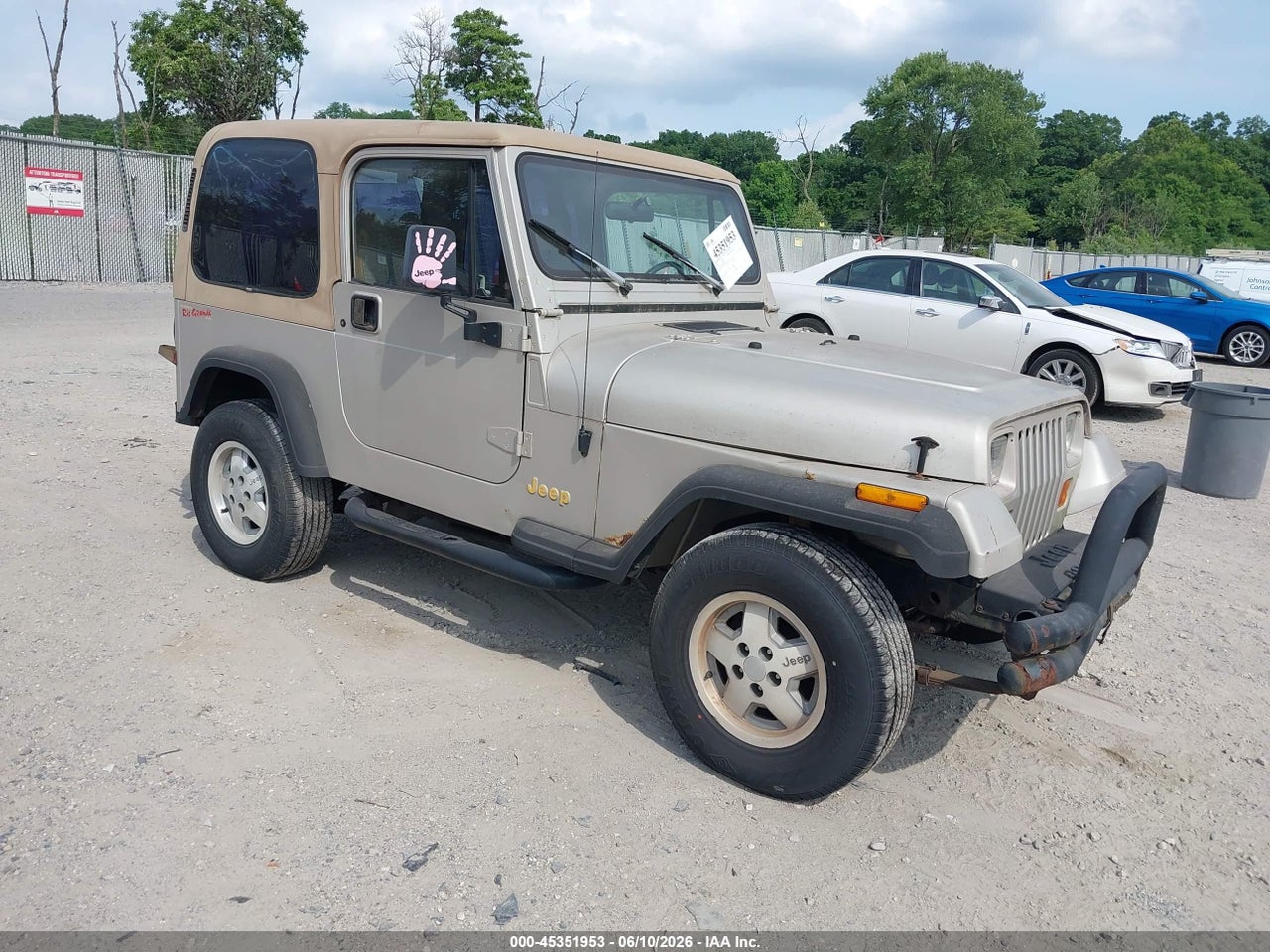 1J4FY19P3SP****** · 1995 JEEP WRANGLER / YJ S/RIO GRANDE