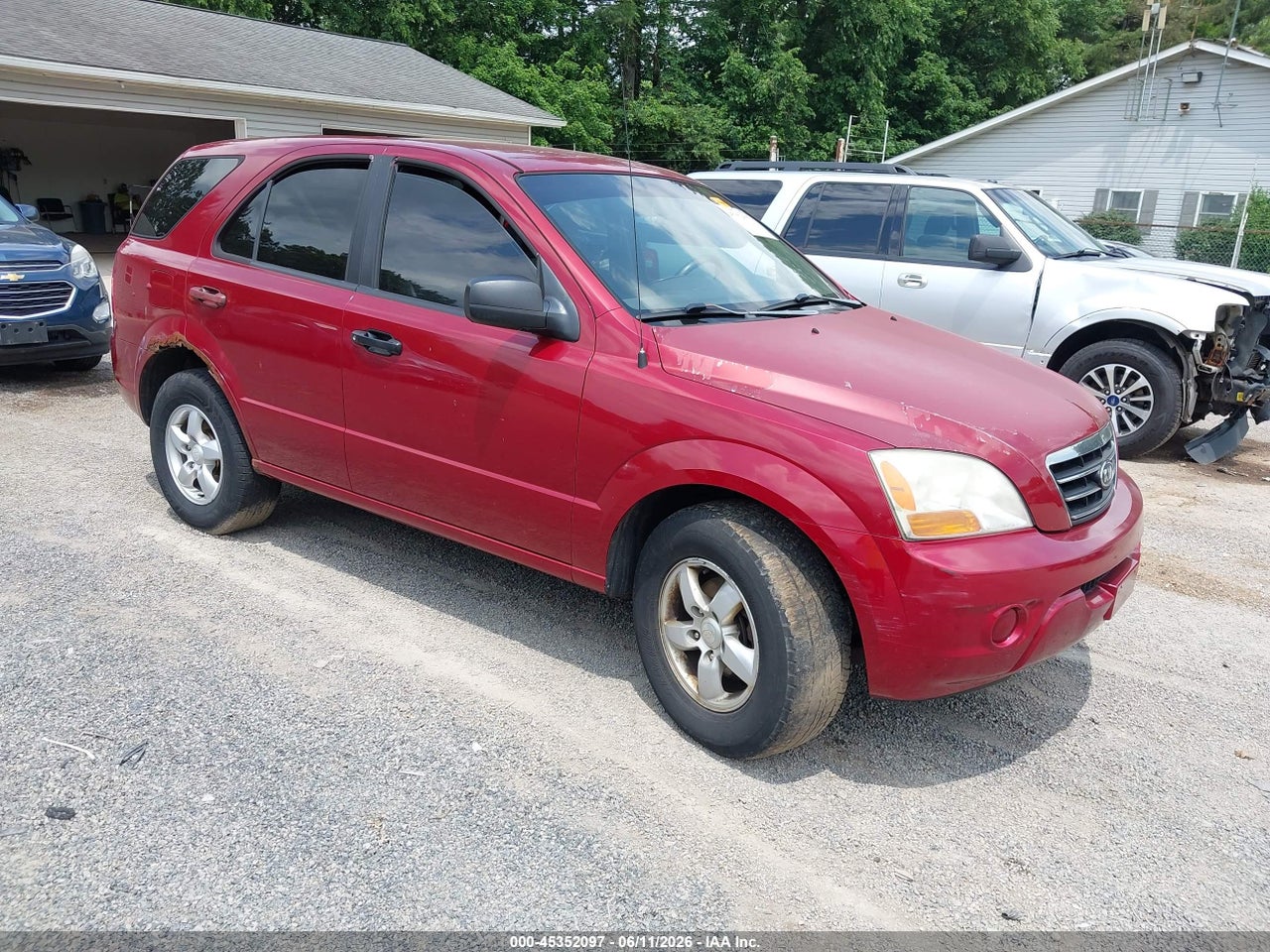 KNDJD735685****** · 2008 KIA SORENTO LX BASE