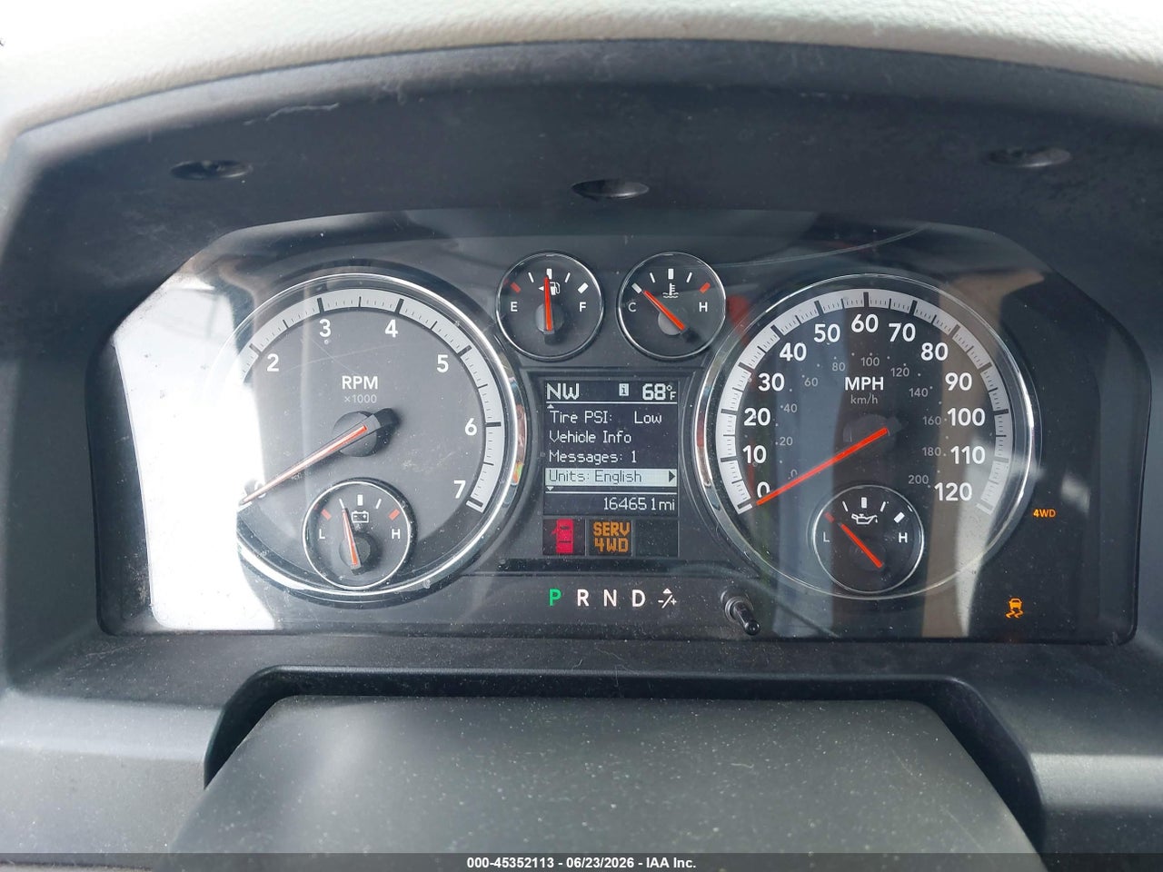 1D7RV1CT5BS****** · 2011 RAM RAM 1500 SLT · 7/11