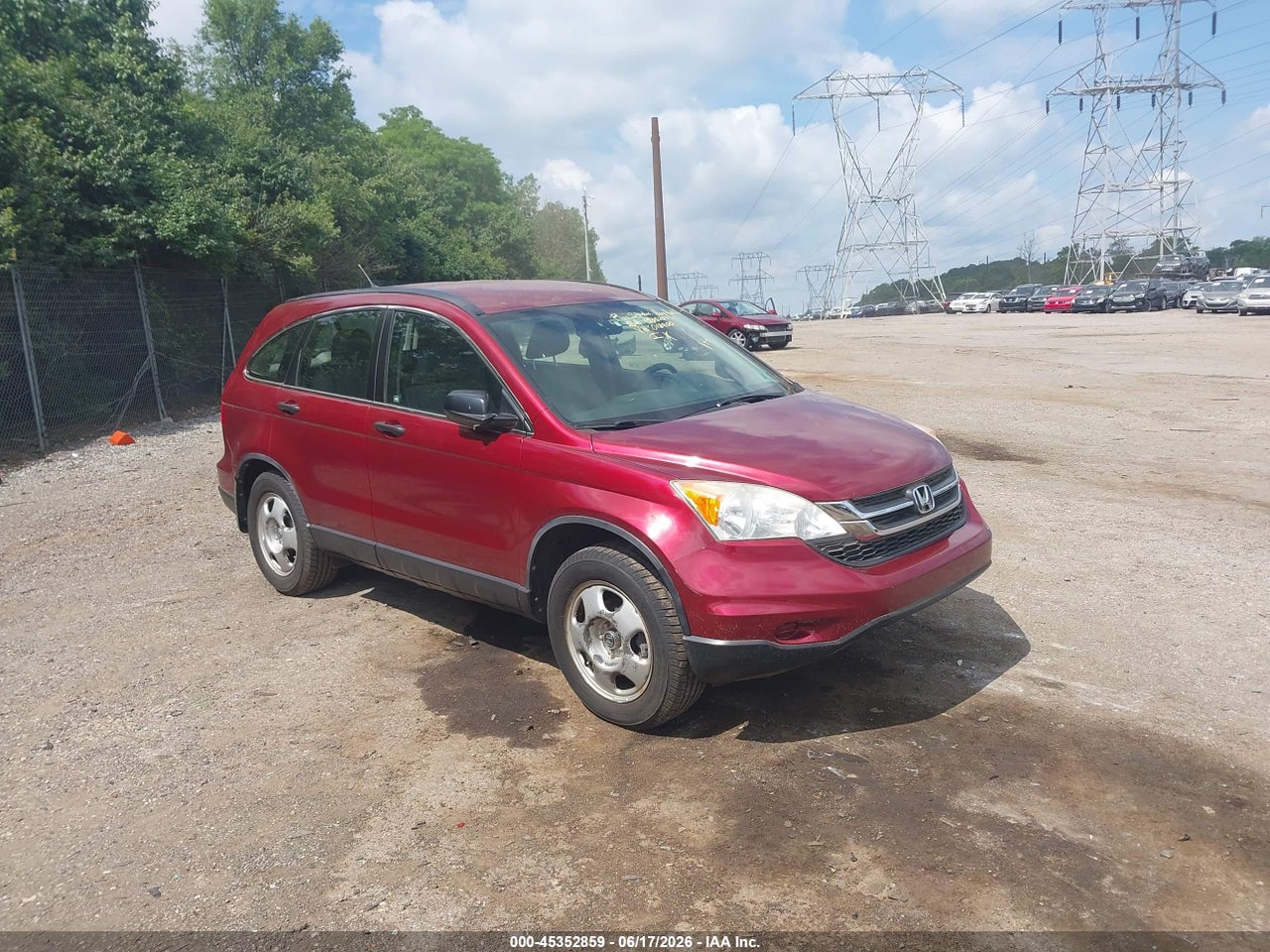 JHLRE4H32BC****** · 2011 HONDA CR-V LX