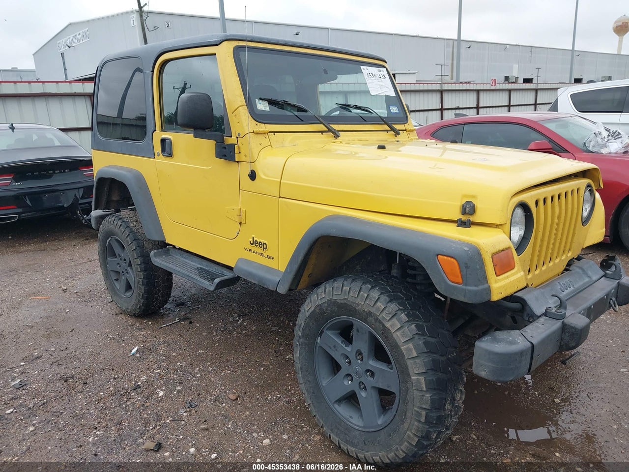 1J4FA49S53P****** · 2003 JEEP WRANGLER SPORT