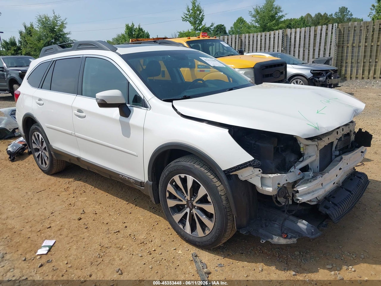 4S4BSENC3G3****** · 2016 SUBARU OUTBACK 3.6R LIMITED