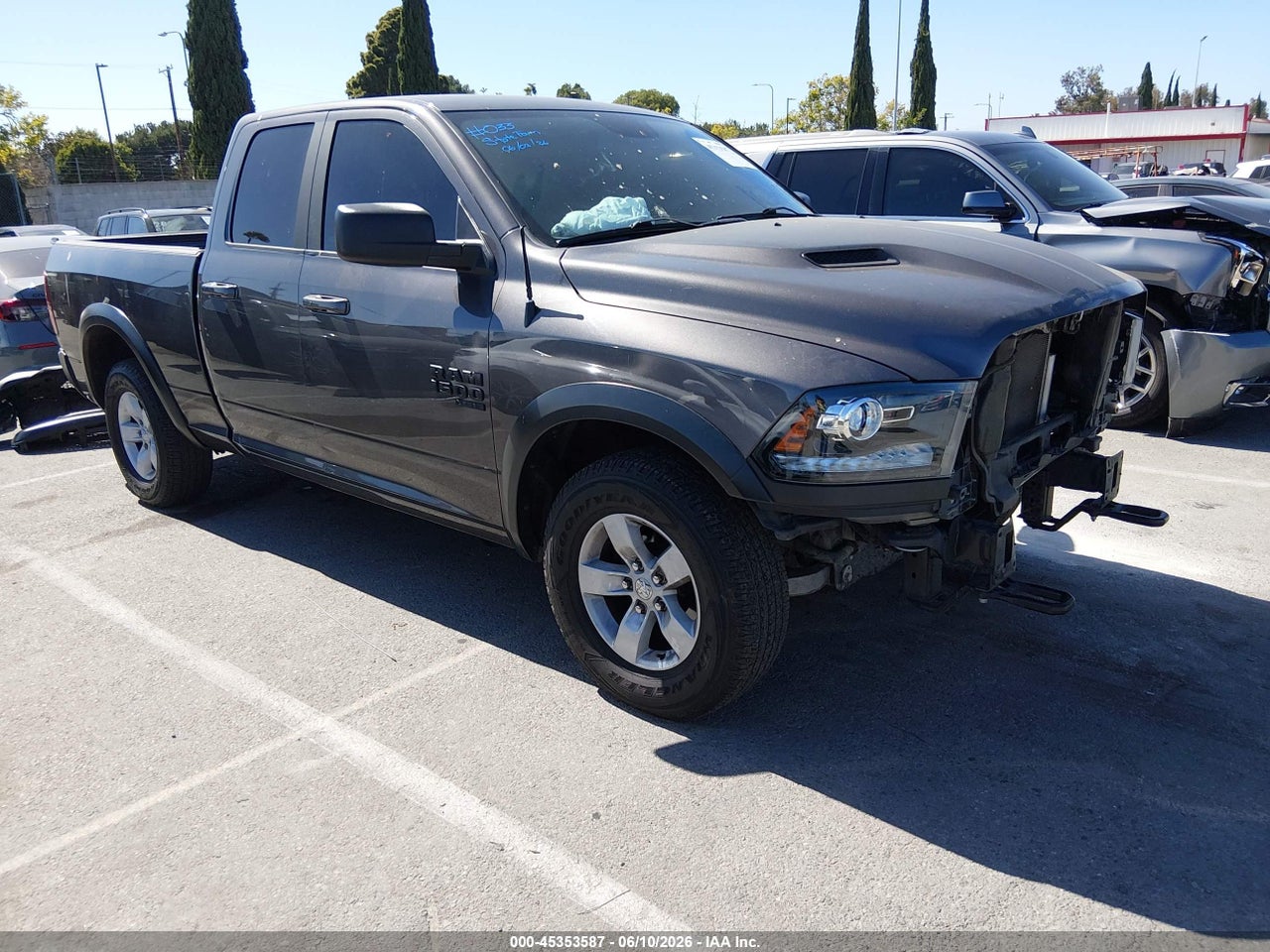 1C6RR6GG0MS****** · 2021 RAM 1500 CLASSIC WARLOCK  4X2 6'4 BOX