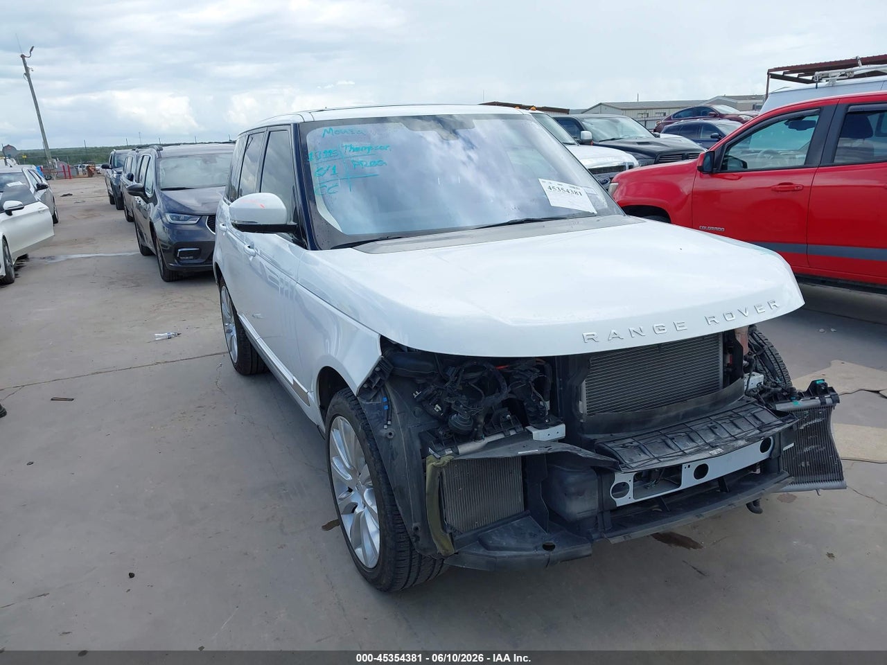 SALGS2EF1GA****** · 2016 LAND ROVER RANGE ROVER 5.0L V8 SUPERCHARGED