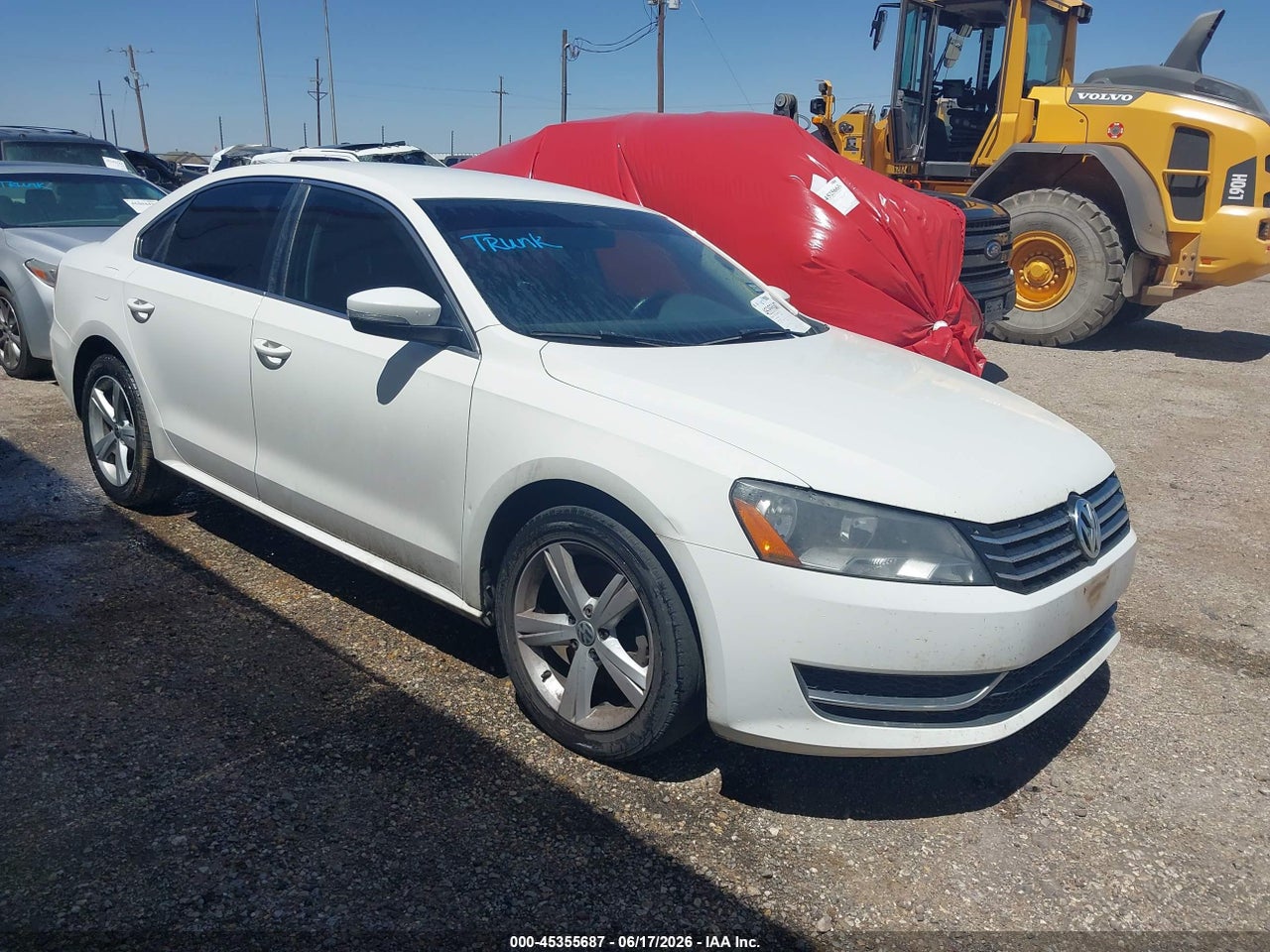 1VWBS7A30EC****** · 2014 VOLKSWAGEN PASSAT 1.8T SE
