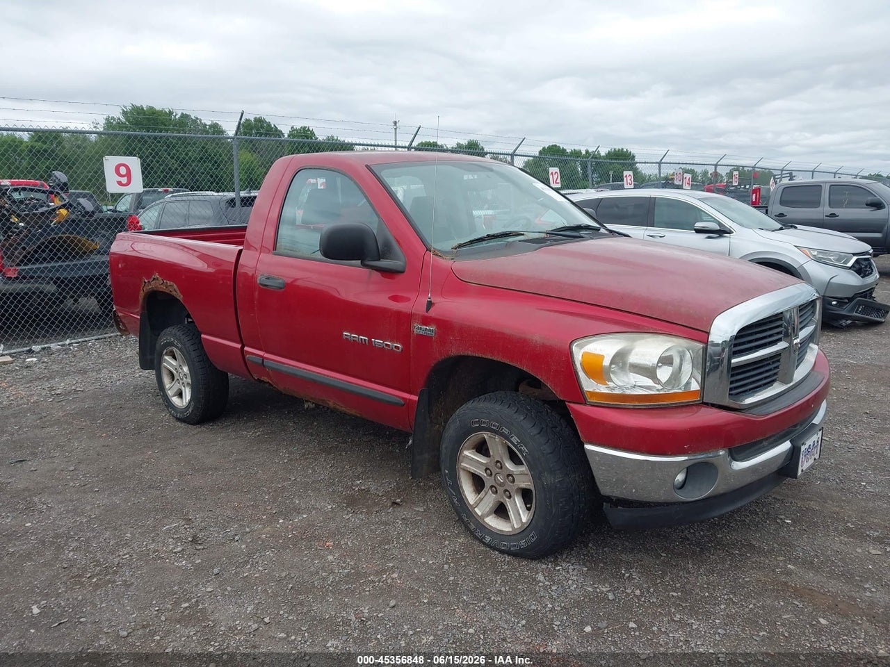 1D7HU16256J****** · 2006 DODGE RAM 1500 SLT/TRX4 OFF ROAD/SPORT