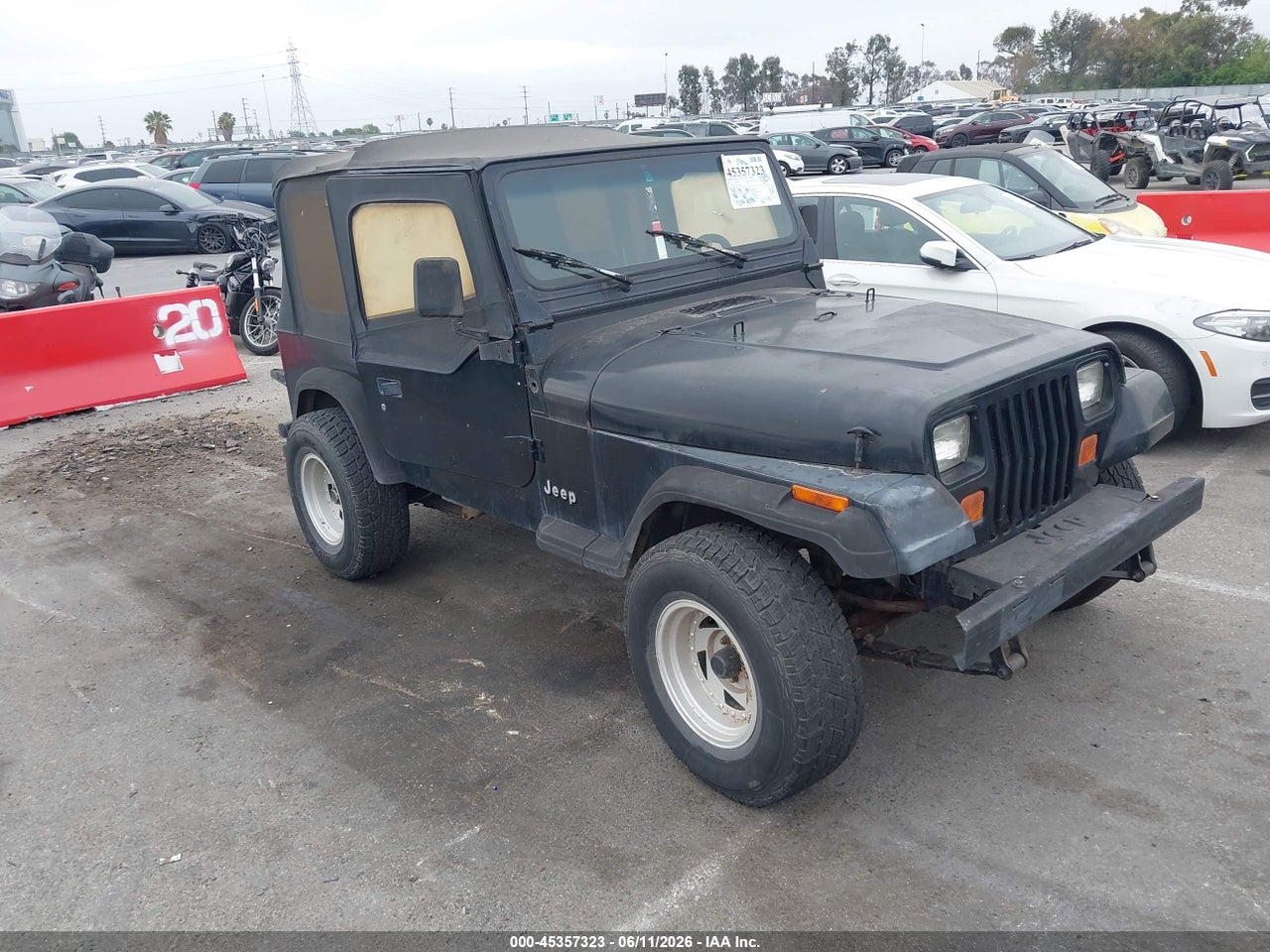 2J4FY19PXNJ****** · 1992 JEEP WRANGLER / YJ S