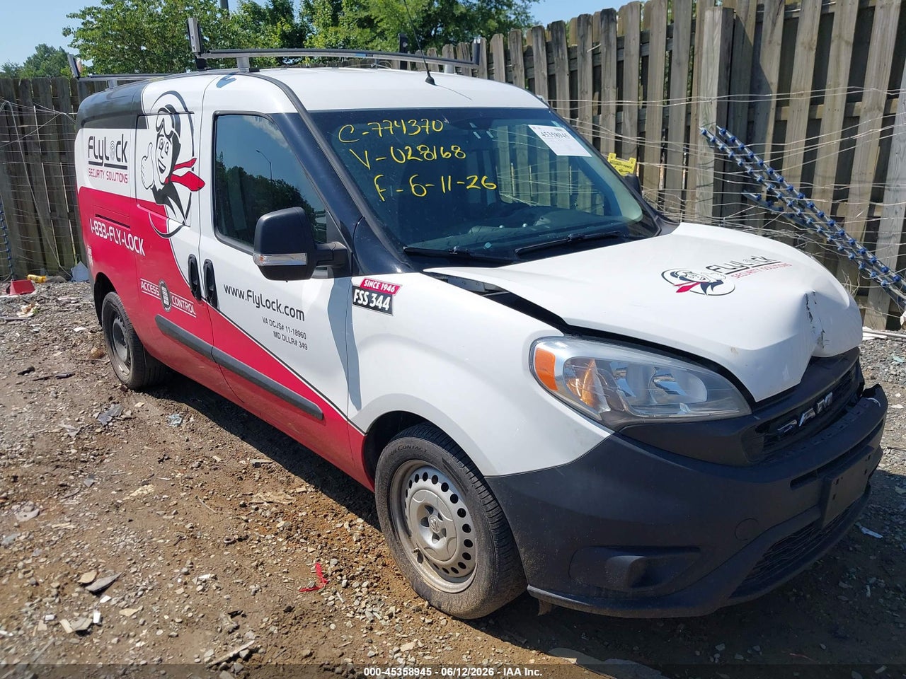 ZFBHRFAB4M6****** · 2021 RAM PROMASTER CITY TRADESMAN