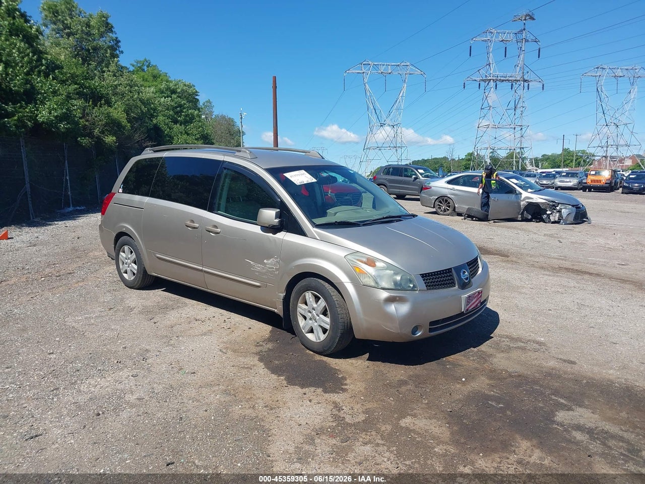 5N1BV28U64N****** · 2004 NISSAN QUEST 3.5 SL