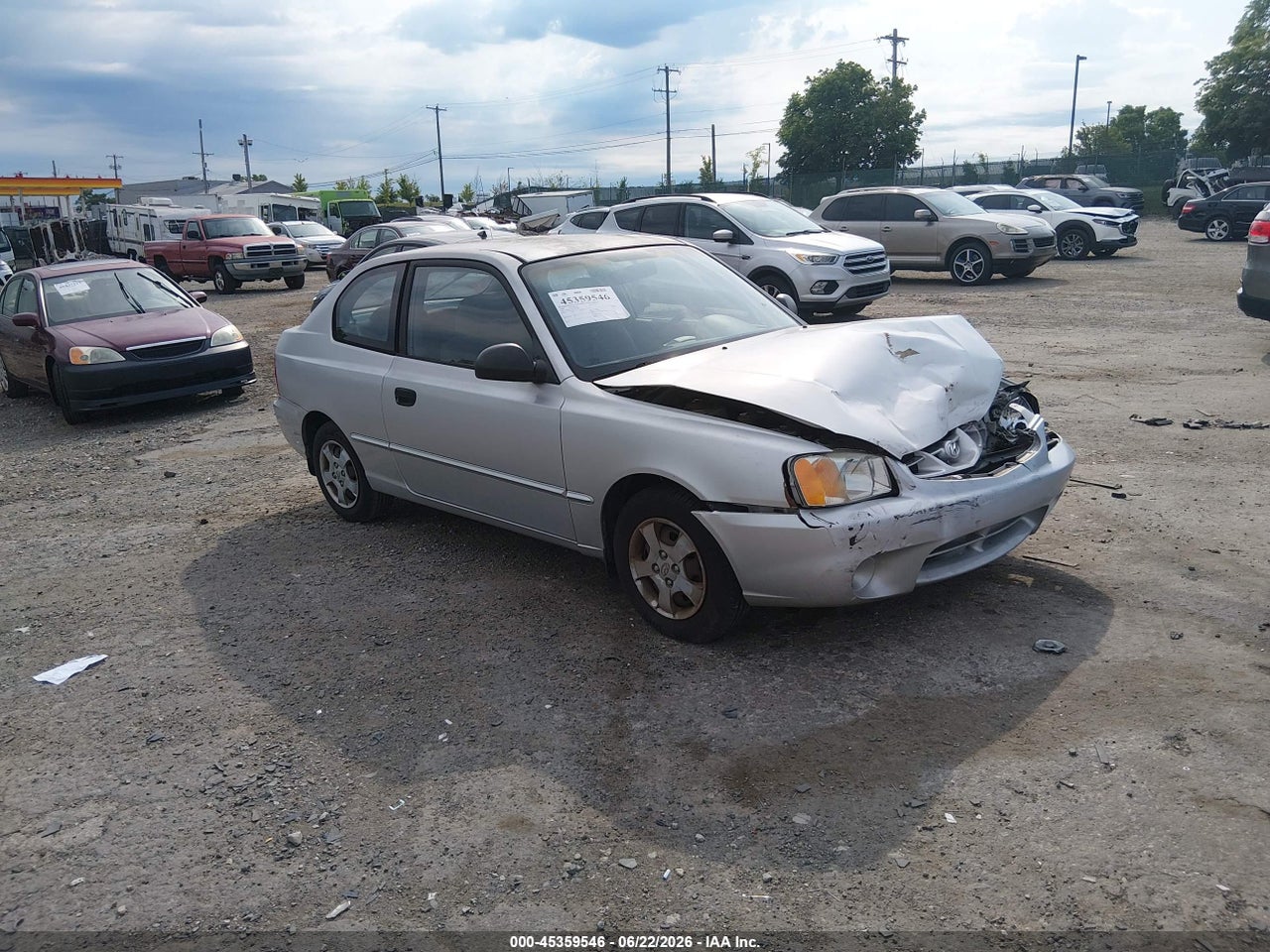 KMHCG35C32U****** · 2002 HYUNDAI ACCENT GS