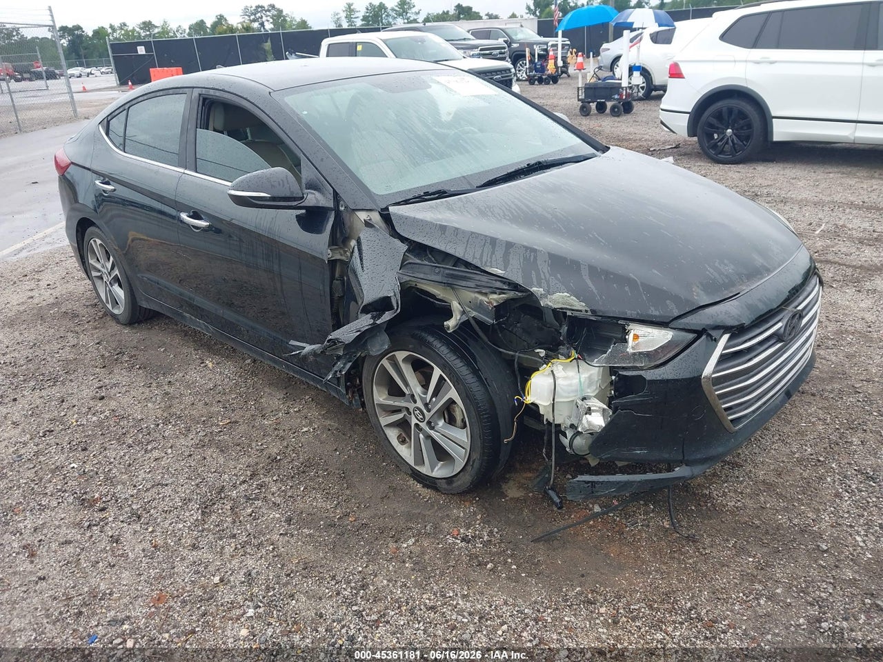KMHD84LF9HU****** · 2017 HYUNDAI ELANTRA LIMITED