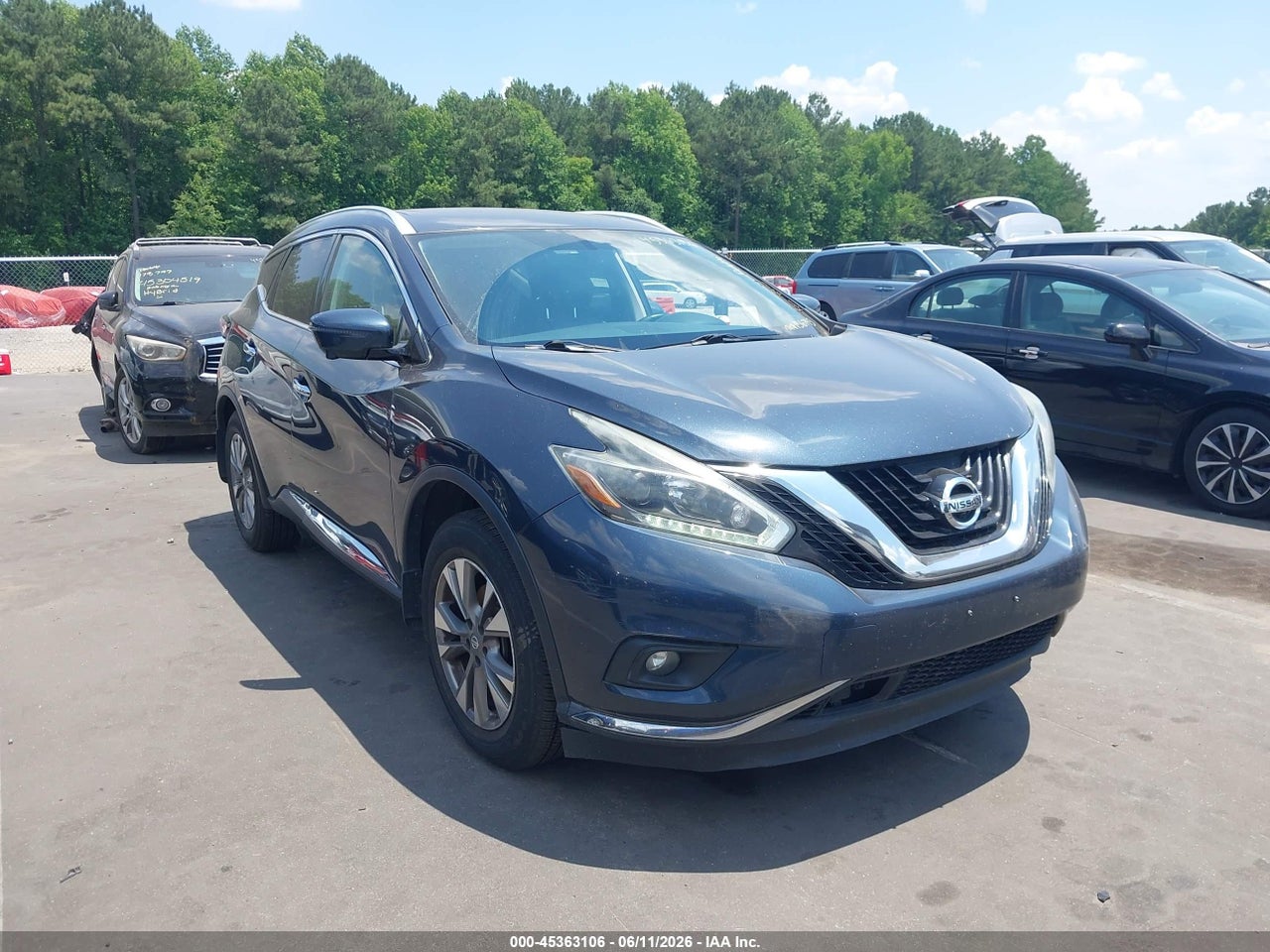 5N1AZ2MH4JN****** · 2018 NISSAN MURANO PLATINUM/S/SL/SV