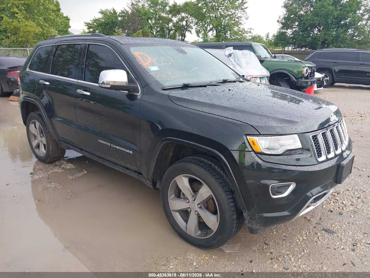 1C4RJFCG4FC****** · 2015 JEEP GRAND CHEROKEE OVERLAND