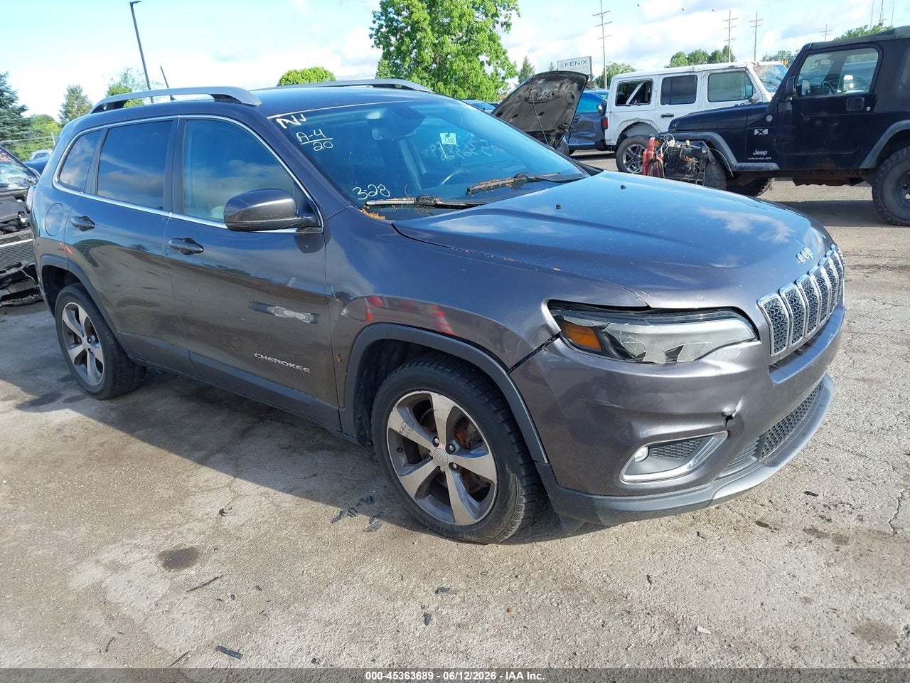 1C4PJLDBXLD****** · 2020 JEEP CHEROKEE LIMITED FWD