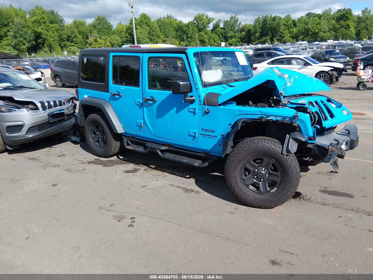 1C4BJWDG6HL****** · 2017 JEEP WRANGLER UNLIMITED SPORT 4X4