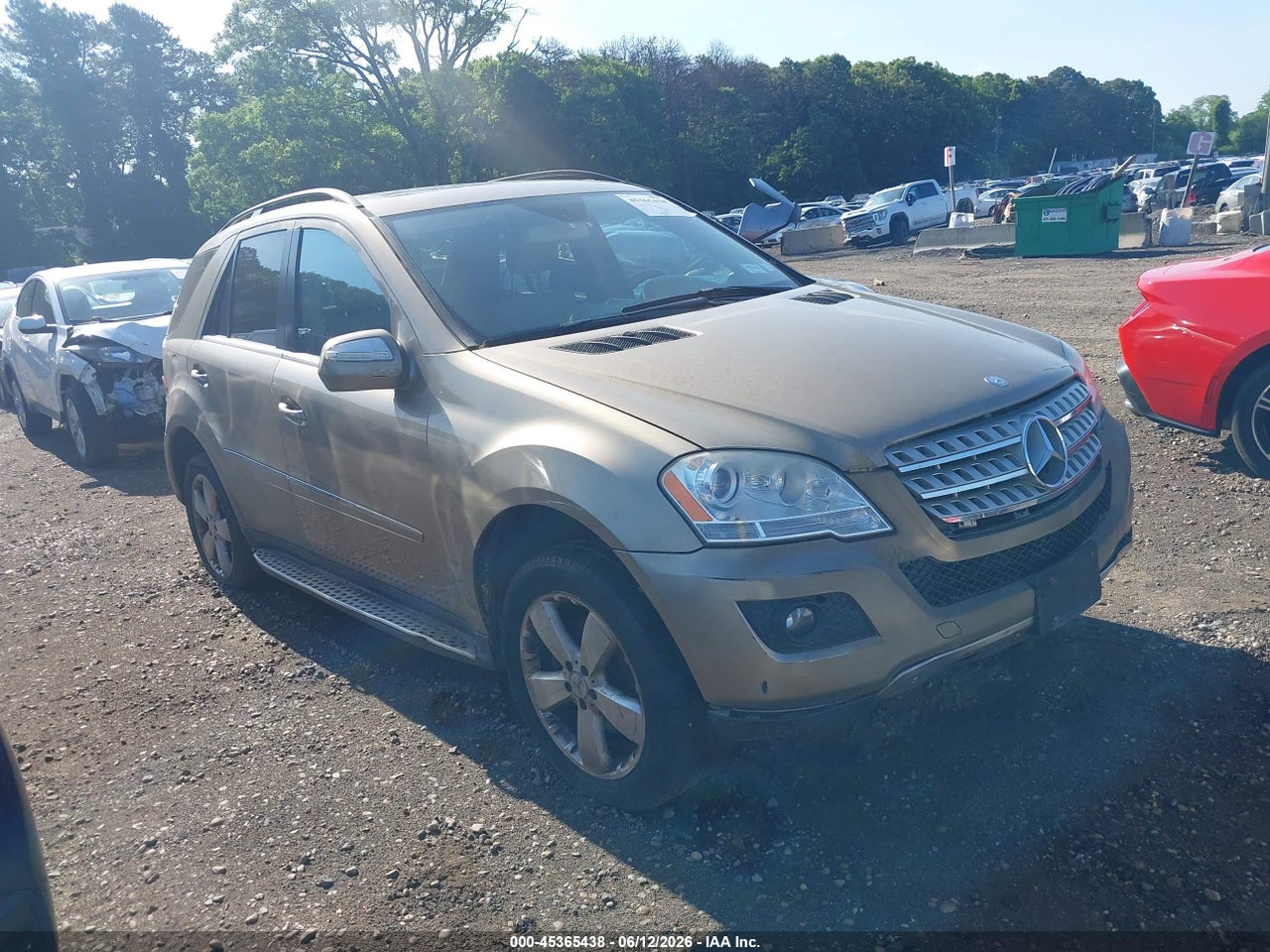 4JGBB8GB2AA****** · 2010 MERCEDES-BENZ ML 350 4MATIC