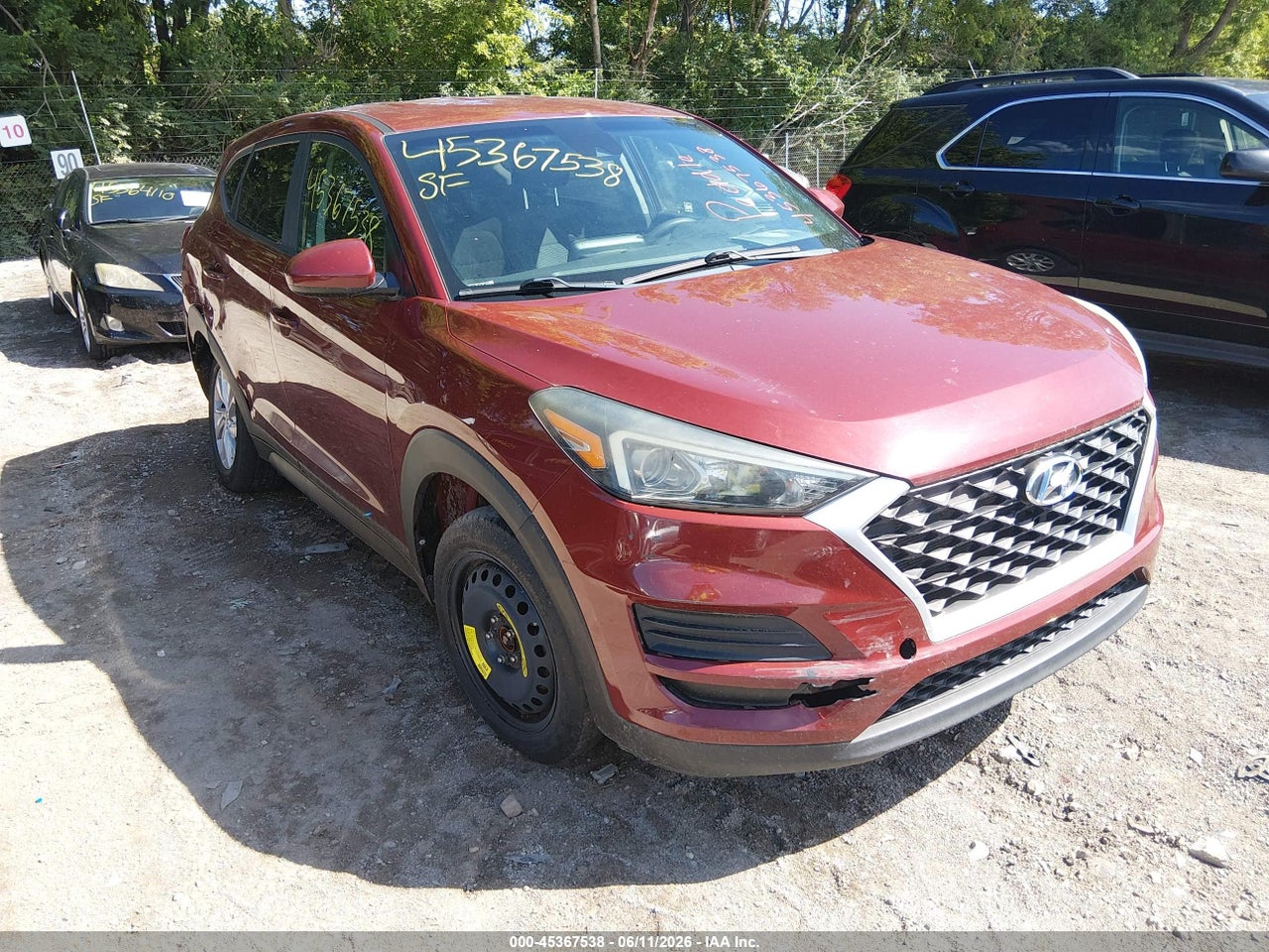 KM8J23A49KU****** · 2019 HYUNDAI TUCSON SE