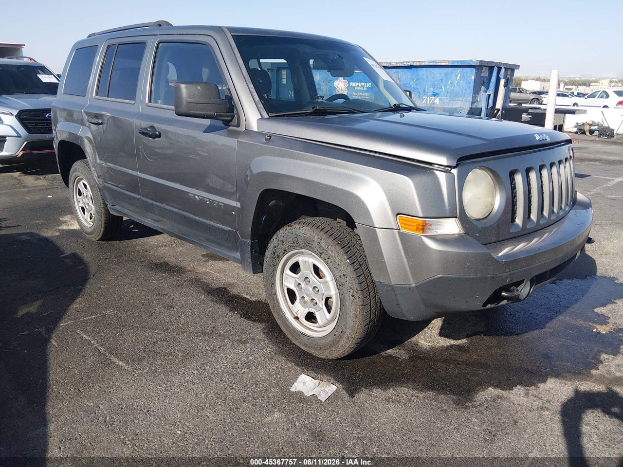 1C4NJRBB8ED****** · 2014 JEEP PATRIOT SPORT