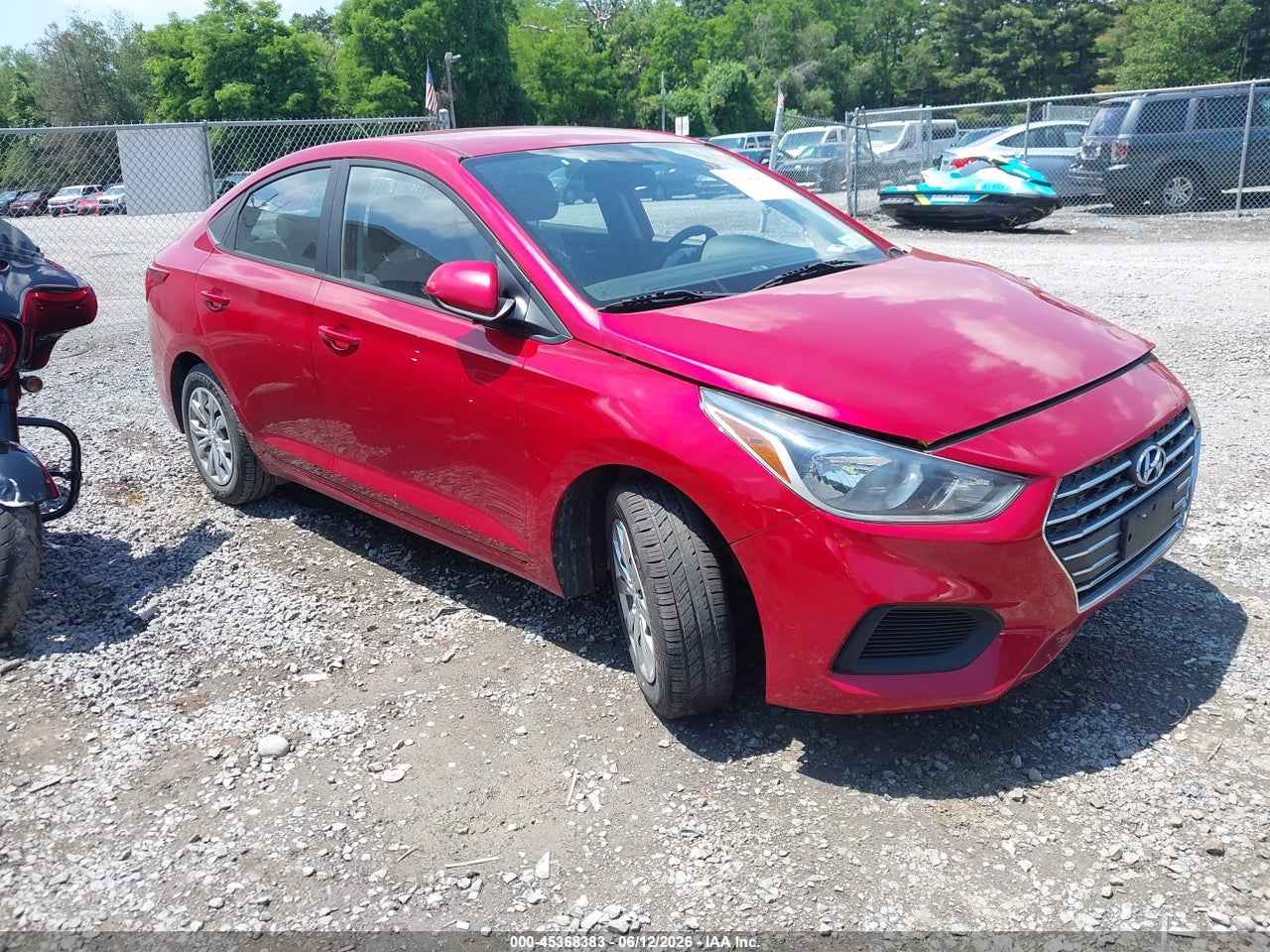 3KPC24A37KE****** · 2019 HYUNDAI ACCENT SE