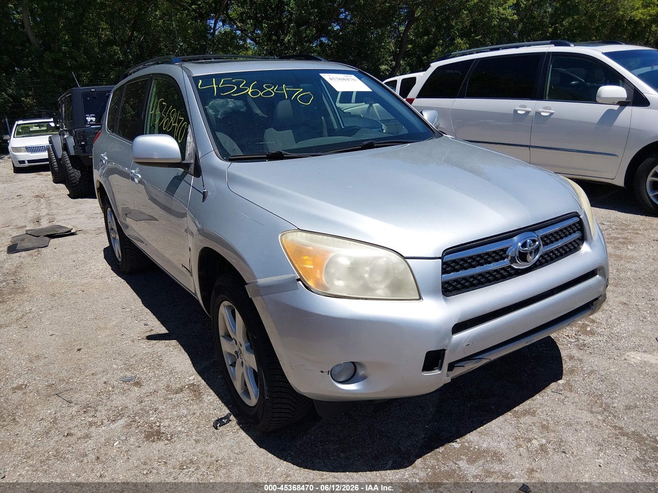 JTMBD31V476****** · 2007 TOYOTA RAV4 LIMITED
