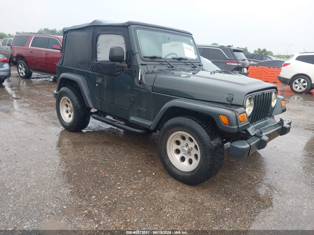 1J4FA49S43P****** · 2003 JEEP WRANGLER SPORT