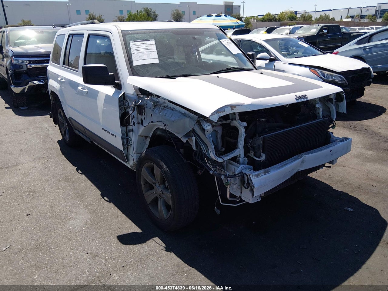 1C4NJPBA7GD****** · 2016 JEEP PATRIOT SPORT SE