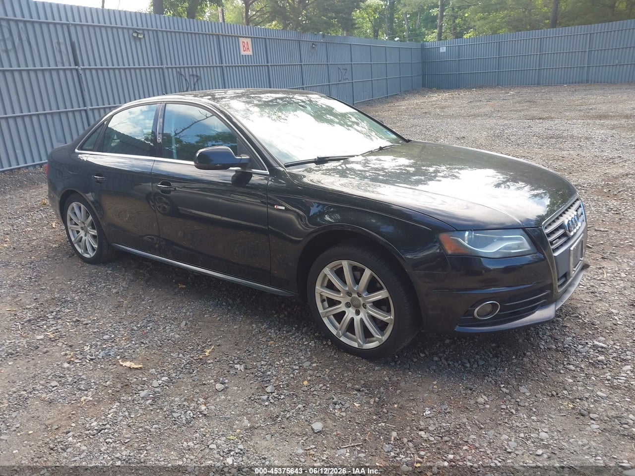 WAUFFAFL2CA****** · 2012 AUDI A4 2.0T PREMIUM PLUS