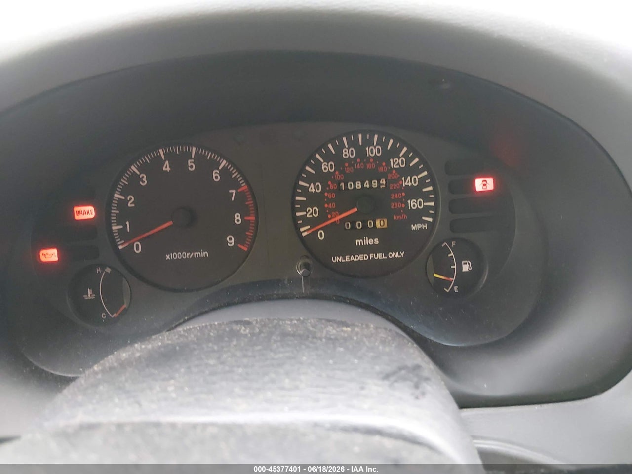 4A3AK34Y2VE****** · 1997 MITSUBISHI ECLIPSE RS · 7/11