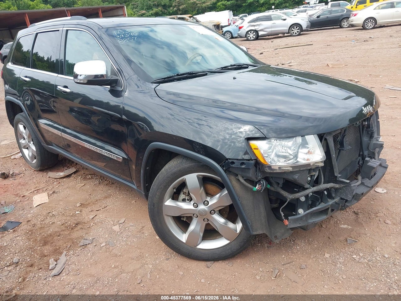 1C4RJECG8DC****** · 2013 JEEP GRAND CHEROKEE OVERLAND