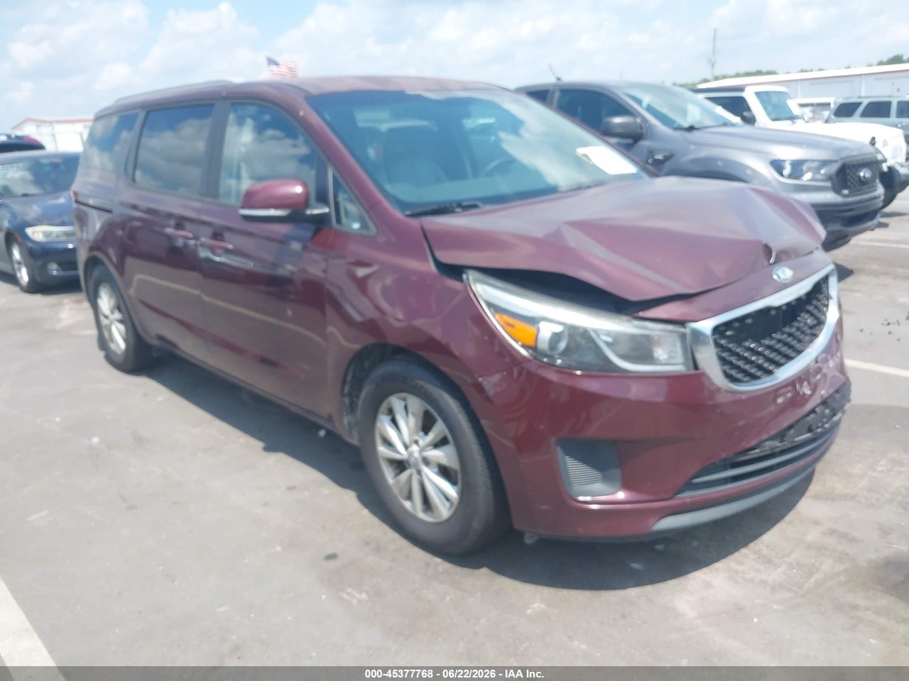 KNDMB5C1XG6****** · 2016 KIA SEDONA LX