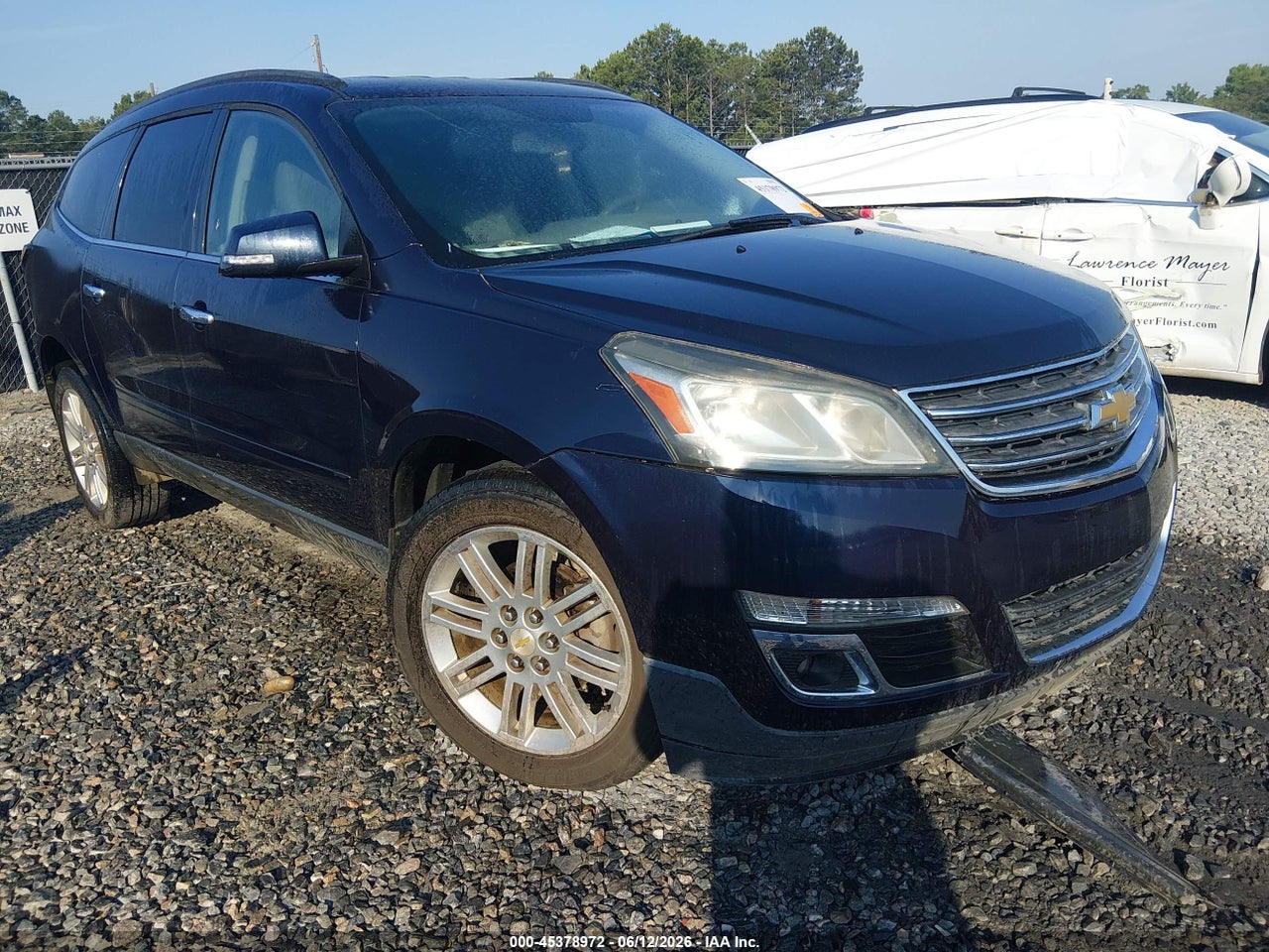 1GNKRGKD1FJ****** · 2015 CHEVROLET TRAVERSE 1LT