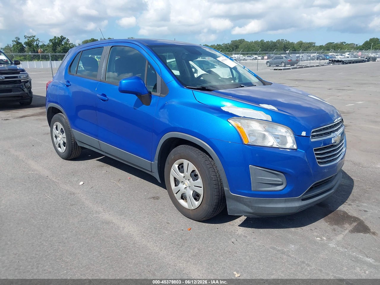 KL7CJKSB8GB****** · 2016 CHEVROLET TRAX LS