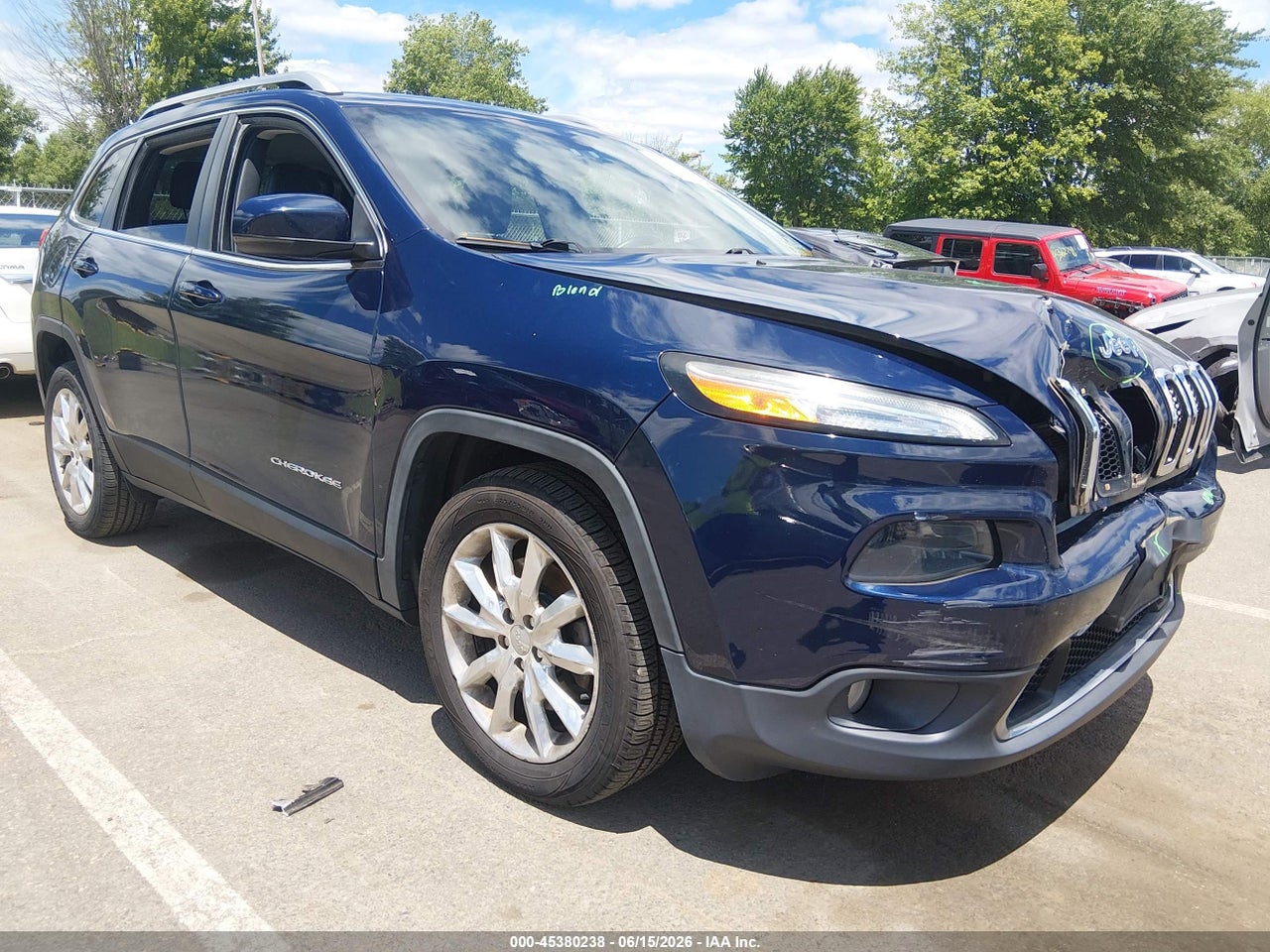 1C4PJLDB9FW****** · 2015 JEEP CHEROKEE LIMITED