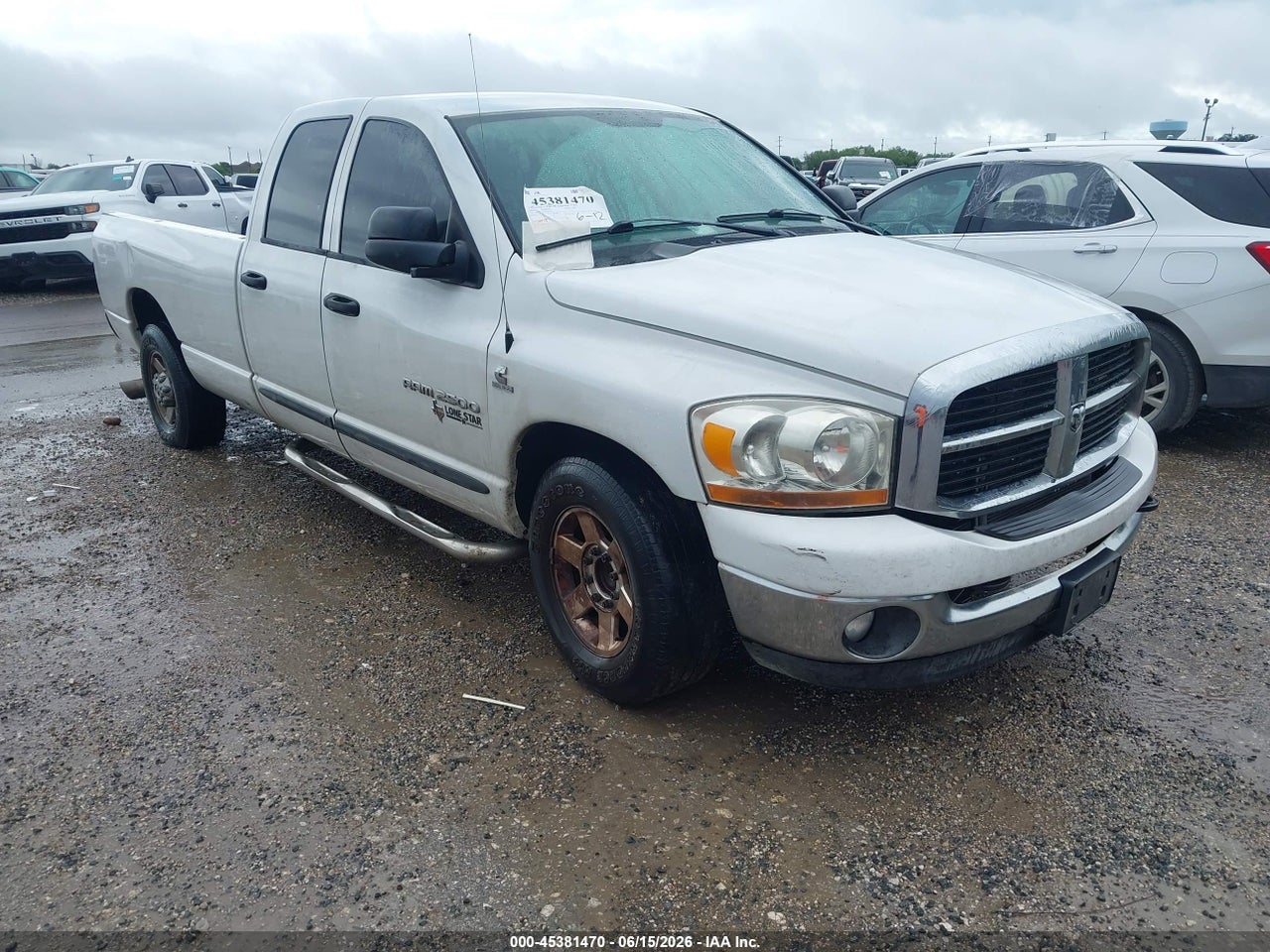 3D7KR28C96G****** · 2006 DODGE RAM 2500 SLT/SPORT