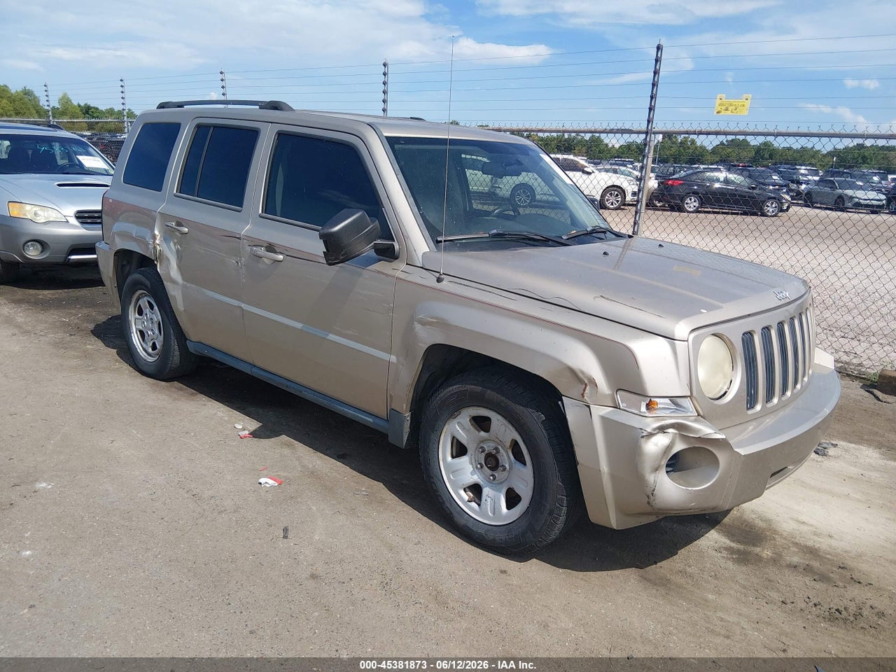 1J4NT2GB2AD****** · 2010 JEEP PATRIOT SPORT