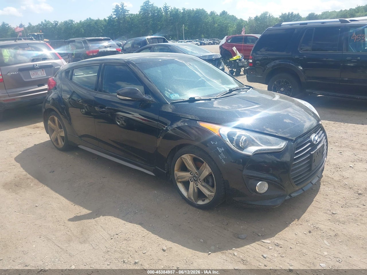 KMHTC6AE8DU****** · 2013 HYUNDAI VELOSTER TURBO W/BLACK
