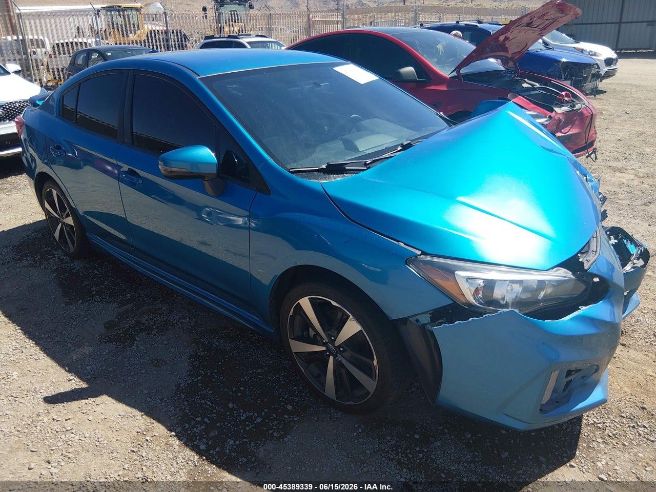 4S3GKAJ66K3****** · 2019 SUBARU IMPREZA 2.0I SPORT
