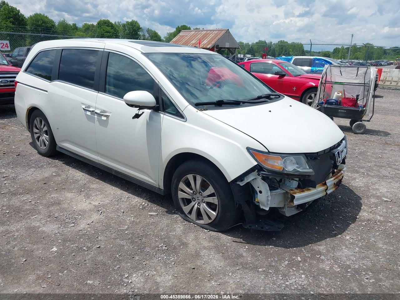 5FNRL5H6XEB****** · 2014 HONDA ODYSSEY EX-L