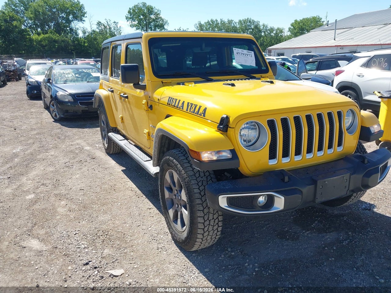 1C4HJXEN7LW****** · 2020 JEEP WRANGLER UNLIMITED SAHARA 4X4