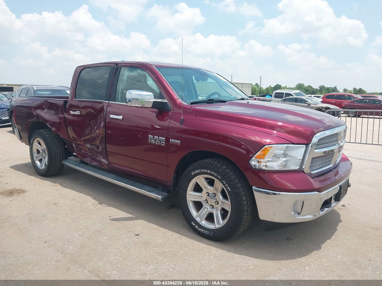 1C6RR6LT8HS****** · 2017 RAM 1500 LONE STAR SILVER  4X2 5'7 BOX