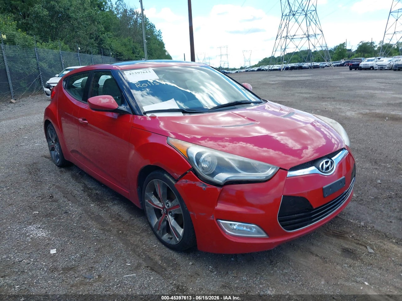 KMHTC6AD0CU****** · 2012 HYUNDAI VELOSTER BASE W/GRAY