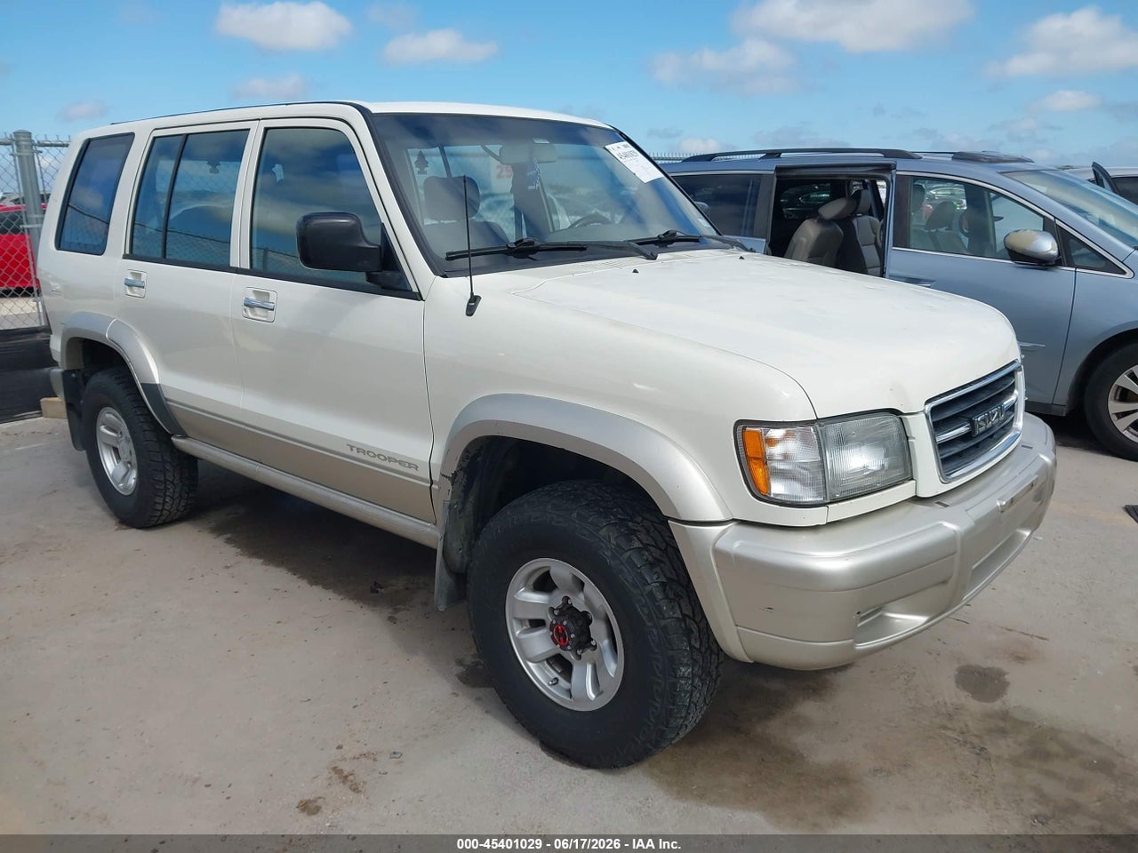 JACDJ58XXX7****** · 1999 ISUZU TROOPER S