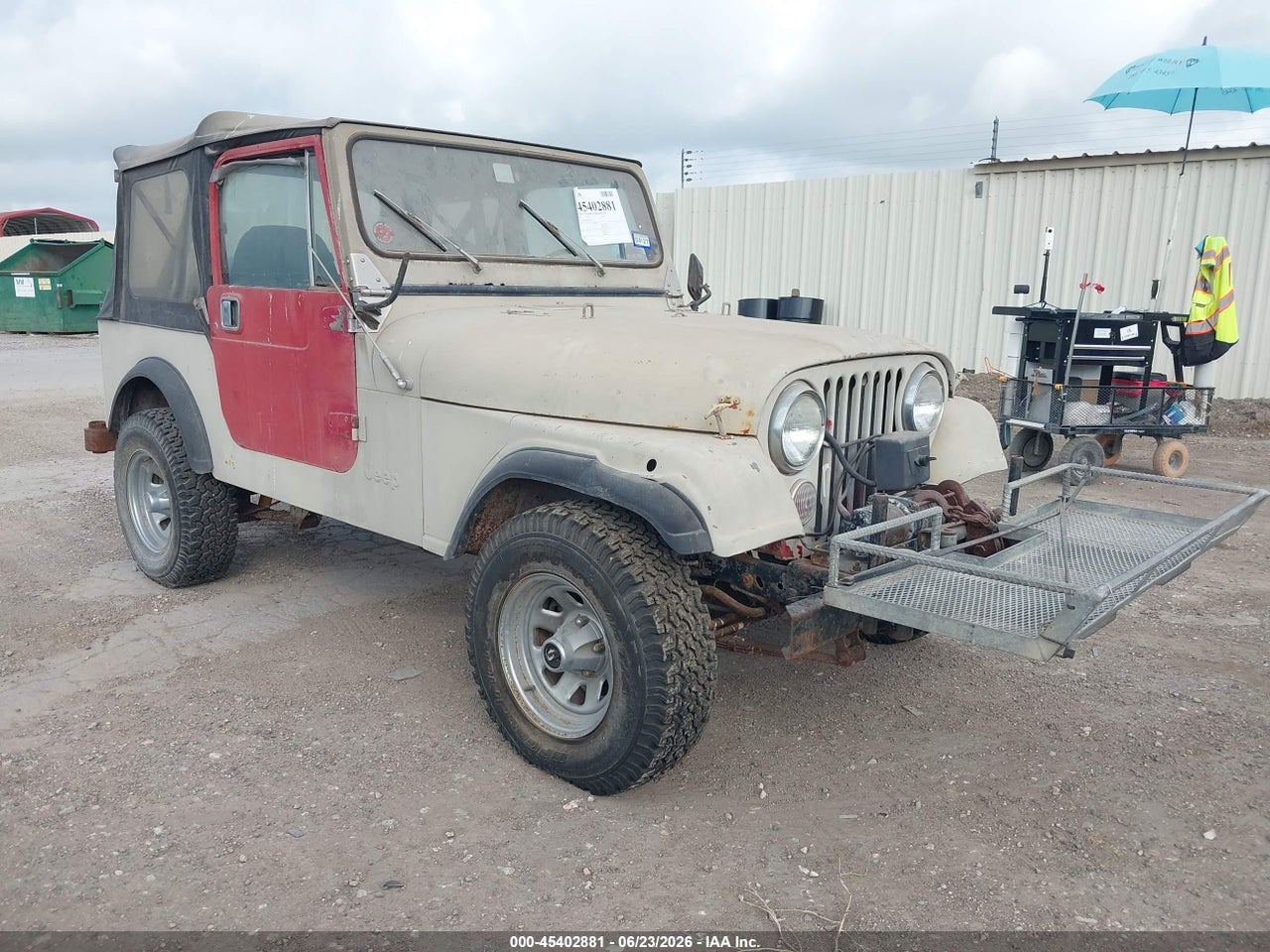 1JCCM87A8DT****** · 1983 JEEP JEEP CJ7