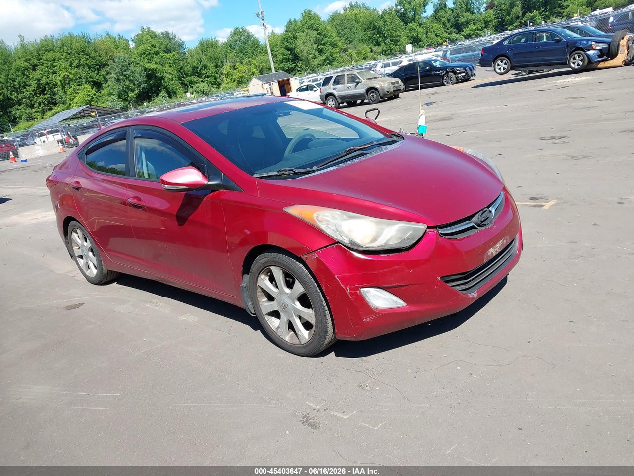 KMHDH4AE4CU****** · 2012 HYUNDAI ELANTRA LIMITED (ULSAN PLANT)