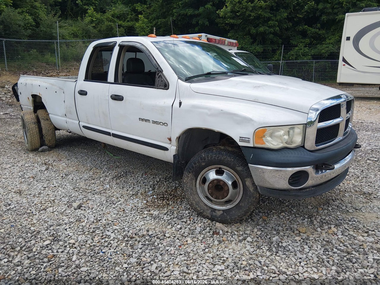 3D7MU48D73G****** · 2003 DODGE RAM 3500 SLT/LARAMIE/ST