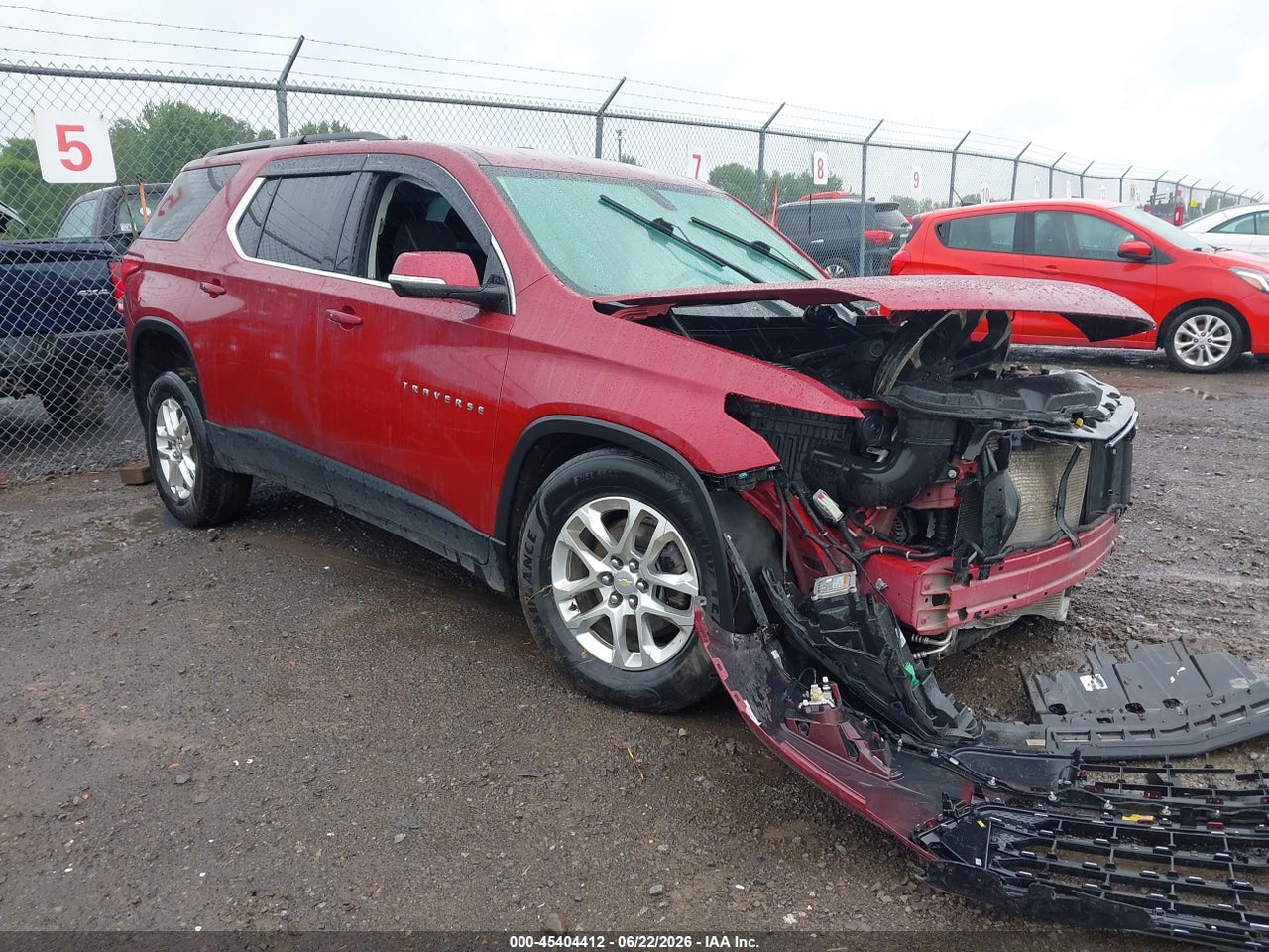 1GNEVGKW0MJ****** · 2021 CHEVROLET TRAVERSE AWD LT CLOTH